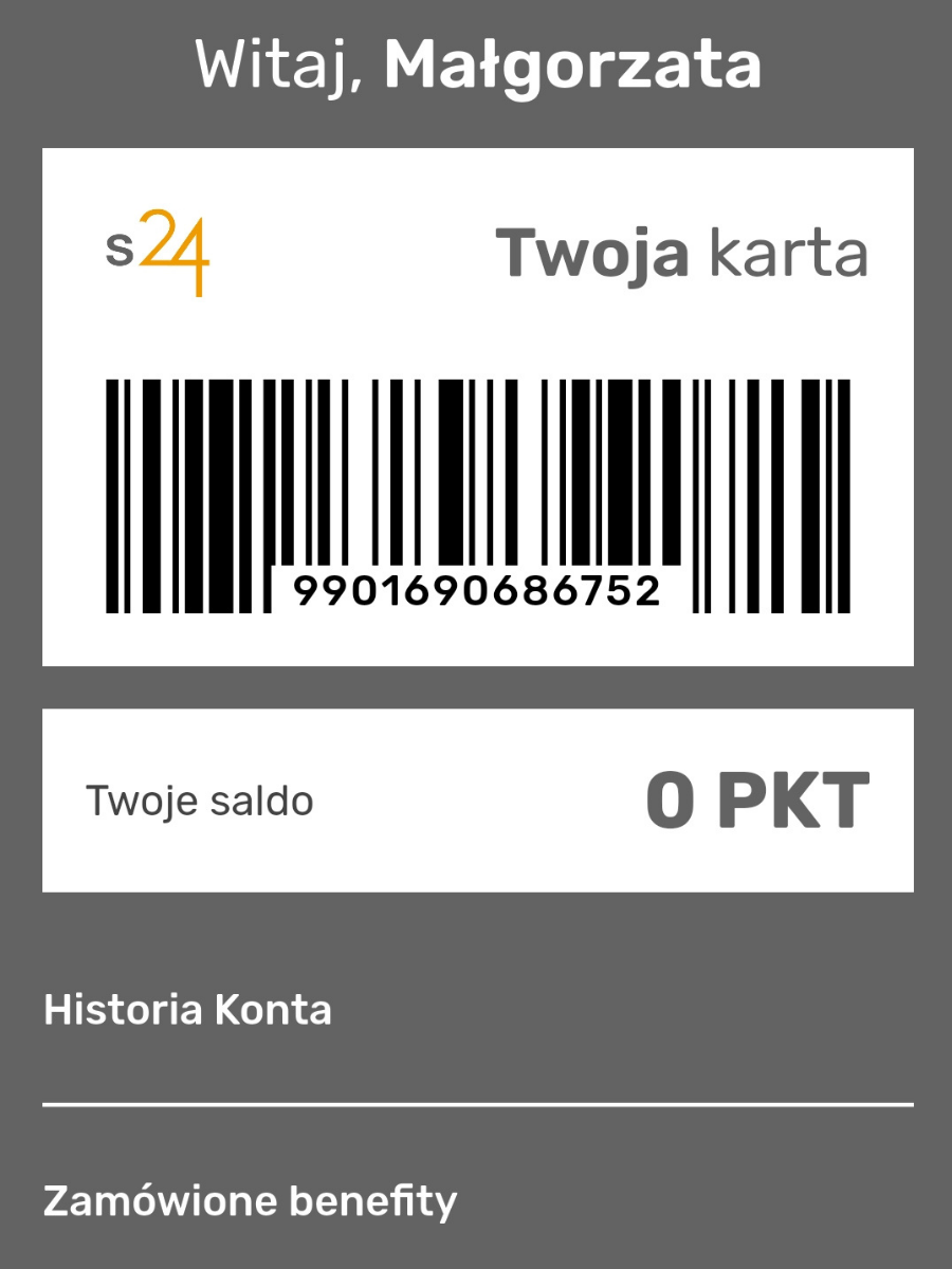 Karta klienta w aplikacji S24